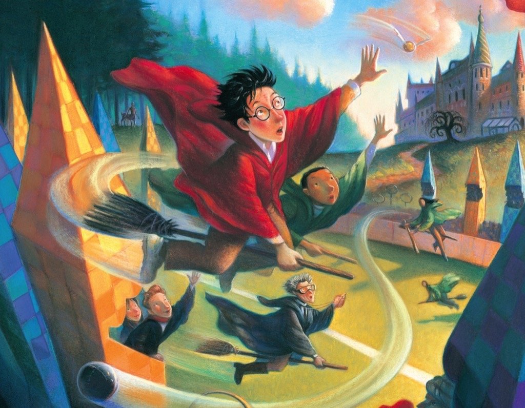 New York Puzzle Company - Harry Potter Quidditch Mini - 100 Piece Jigsaw Puzzle For Family Game Nights By Mary Grandpr