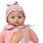 Lissi: Interactive Baby Doll Jamie - 15' Pink Kitty - Talking, 5 Baby Sounds, Bottle, Bib, Pacifier, Press Hand, Feet & Tummy, Play Toy, Kids Ages 2+