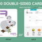 Stellarsol 40 Korean Flash Cards - 4x6 Dry Erase Hangul Flashcards (Gift Box)