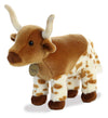 Aurora® Realistic Miyoni® Longhorn Stuffed Animal - Lifelike Detail - Cherished Companionship - Brown 11 Inches