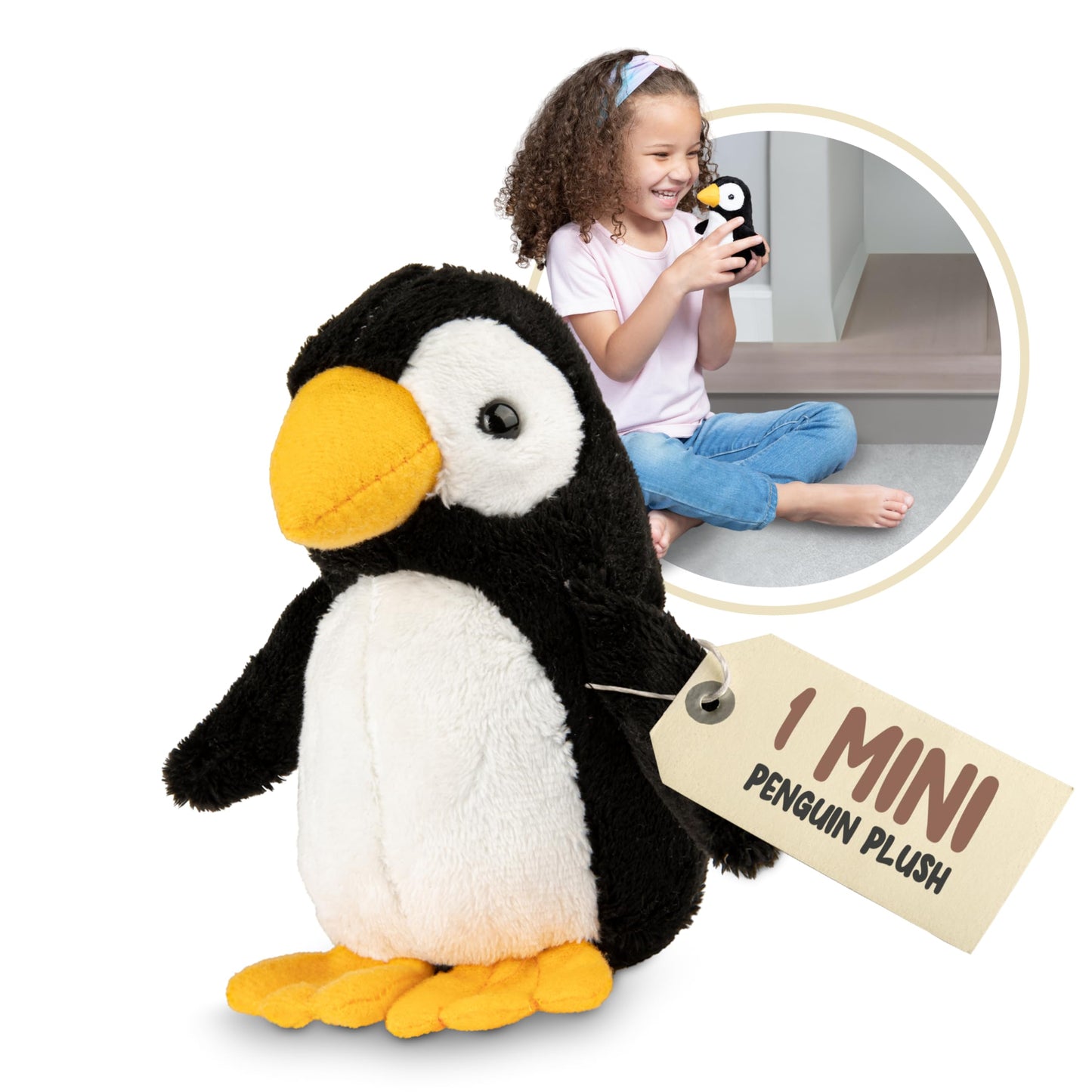 Forest & Twelfth Stuffed Baby Penguin, Single Mini Stuffed Animal Plush Toy For Kids, Ocean Party Favors And Goody Bags, Classroom Treasure Box Prizes, Stocking Stuffers (Penguin)