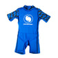 Swimline Blue Swim Trainer Floating Vest Suit For Kids & Toddlers Ages 4+ Boys/Girls -Comfortable Zip Up Buoyant Foam Swimming Life Jackets Puddle Jumpers 40-55 Pounds Lbs Children Learning Swimwear