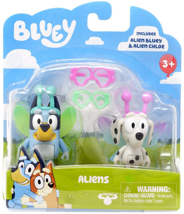 Bluey S10 Figure 2Pk Aliens Chloe