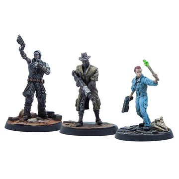 Modiphius Fallout Wasteland Warfare: Survivors: Washington Personalities - 3 Miniatures, 32Mm Unpainted Figures, Capital Wave