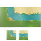 Taken All Grassland Rivers Baseplate - 10" x 10", Multicolor ABS Plastic, Perfect for City Roads Building Blocks (1 Straight + 1 Curve)