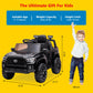 Hipicute Officially Licensed Toyota Tacoma Car, 12V Battery Powered Electric Car With Remote Control, Spring Suspension Safety B