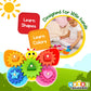 Wooden Toys - Montessori Toys For 2 Year Old Girls And Boys - Toddler Puzzles - Shape Sorting Matching Gear Game - Educational T