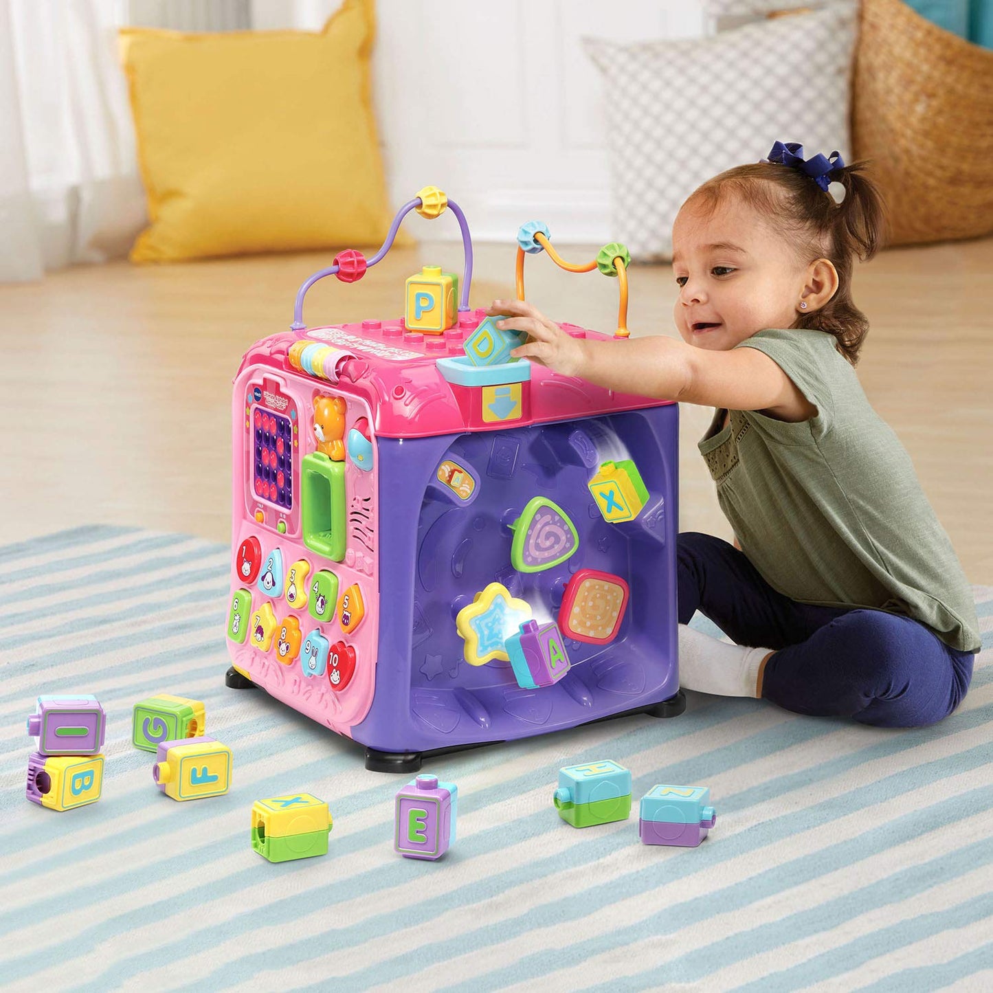 Vtech Ultimate Alphabet Activity Cube, Pink