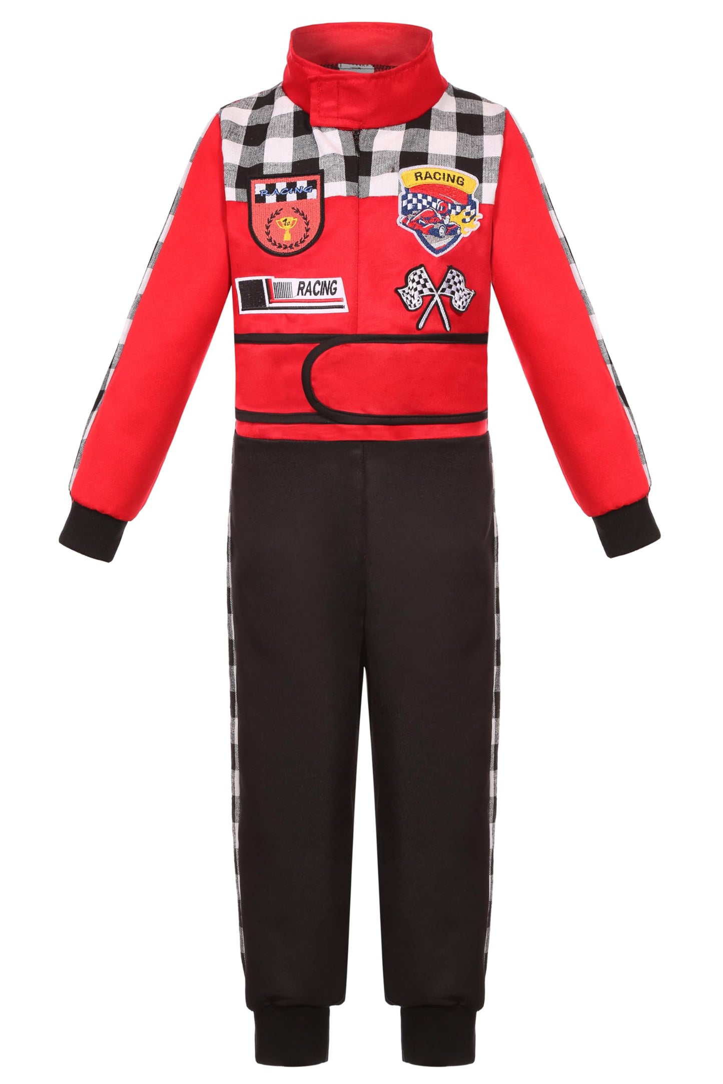 Sizgaroot Kids Race Car Driver Costume Boys Toddler Race Car Driver Halloween Costume (5-6 Years)