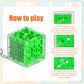 Halloscume 100 Pcs Maze Puzzle Toy Gift 3D Cube Box Mini Maze Christmas Puzzles Game for Adults Birthday Party Favors Stocking S