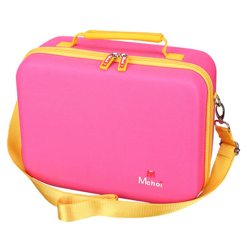 Mchoi Shockproof Carrying Case Fits for PicassoTiles/Playmags 100 Piece Set Magnet Building Tiles, EVA Portable Storage Case Sho