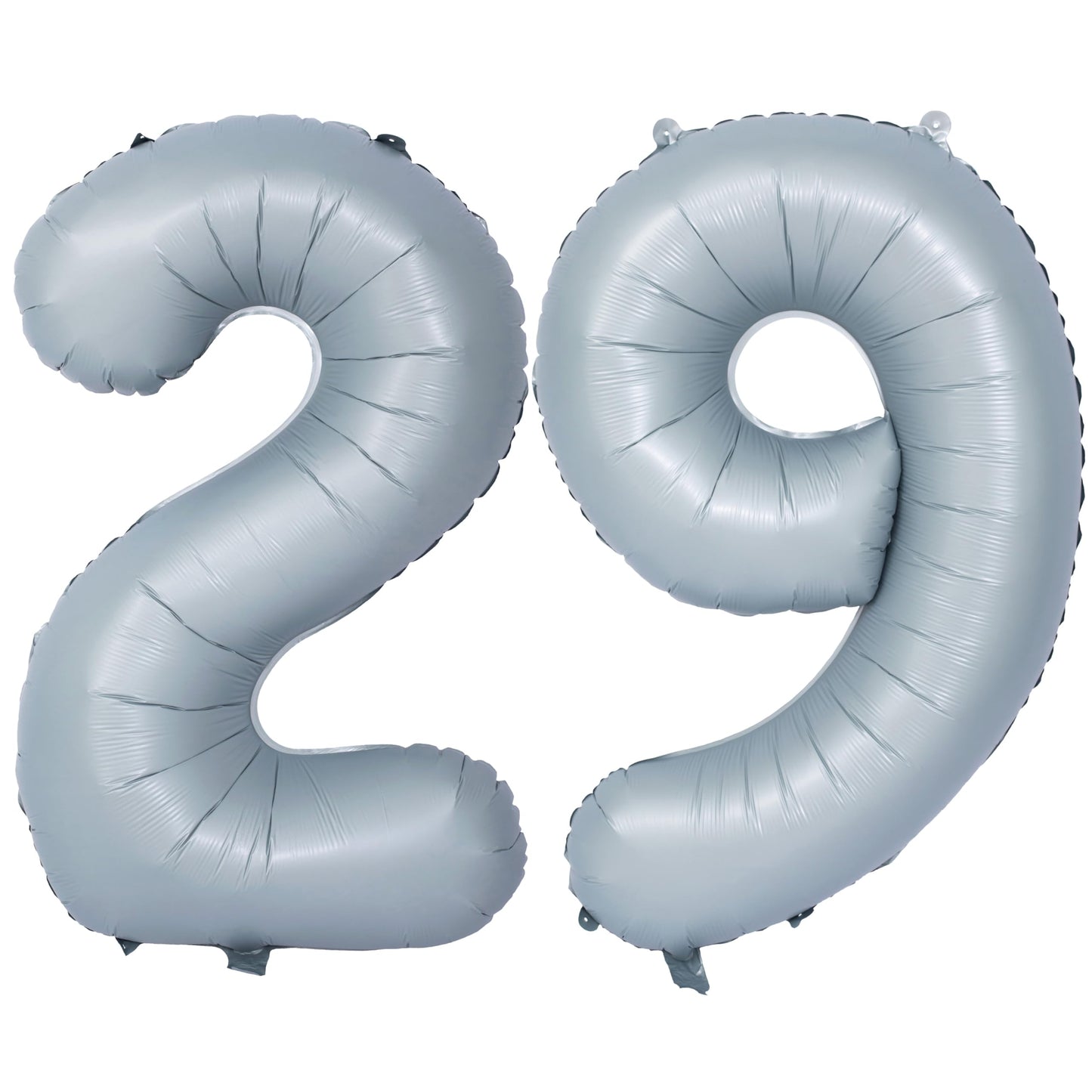 40 In Matte Gray Number Balloons Helium Foil Mylar Balloon Birthday Party Banquet Decoration 29
