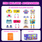 Hdsahdok Wooden Snap Together Robot Toys, Fine Motor Building Robot Blocks For Kids, Stem Montessori Educational Learning Toy, G