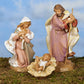 Fontanini By Roman, The Holy Family 3-Piece Set, 7.5' Collection, Nativity Figures, Made In Italy