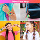 IQBOX Bracelet Making Kit Arts and Crafts for Girls Ages 8-12, Weaving Loom Rainbow Bands DIY Toys Birthday Gifts for Kids 6 7 9