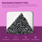 Lcvuuk Ferrite Putty Rocks,Black More Than 600 Weak Magnetic Smooth Ferrite Pebbles, Desk Toys And Time-Killer For Adults