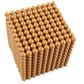 Adena Montessori Golden Math Bead Set - Educational Metal Learning Toys for Kids - Brown