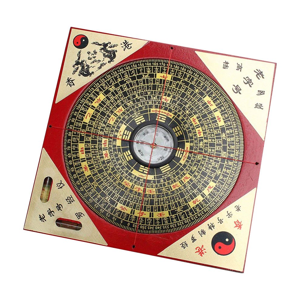 Fengshuige 5.3 Inch Feng Shui Compass Luo Pan/Chinese Ancient Chinese Compass
