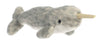 Aurora Adorable Mini Flopsie Narwhal Stuffed Animal - Playful Ease - Timeless Companions - Gray 8 Inches