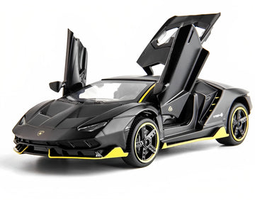 Kiddie Galaxia Die-Cast Metal Lamborghini Car Toy Model Car Pull Back Car Super Car With Openable Doors With Sound & Light For B