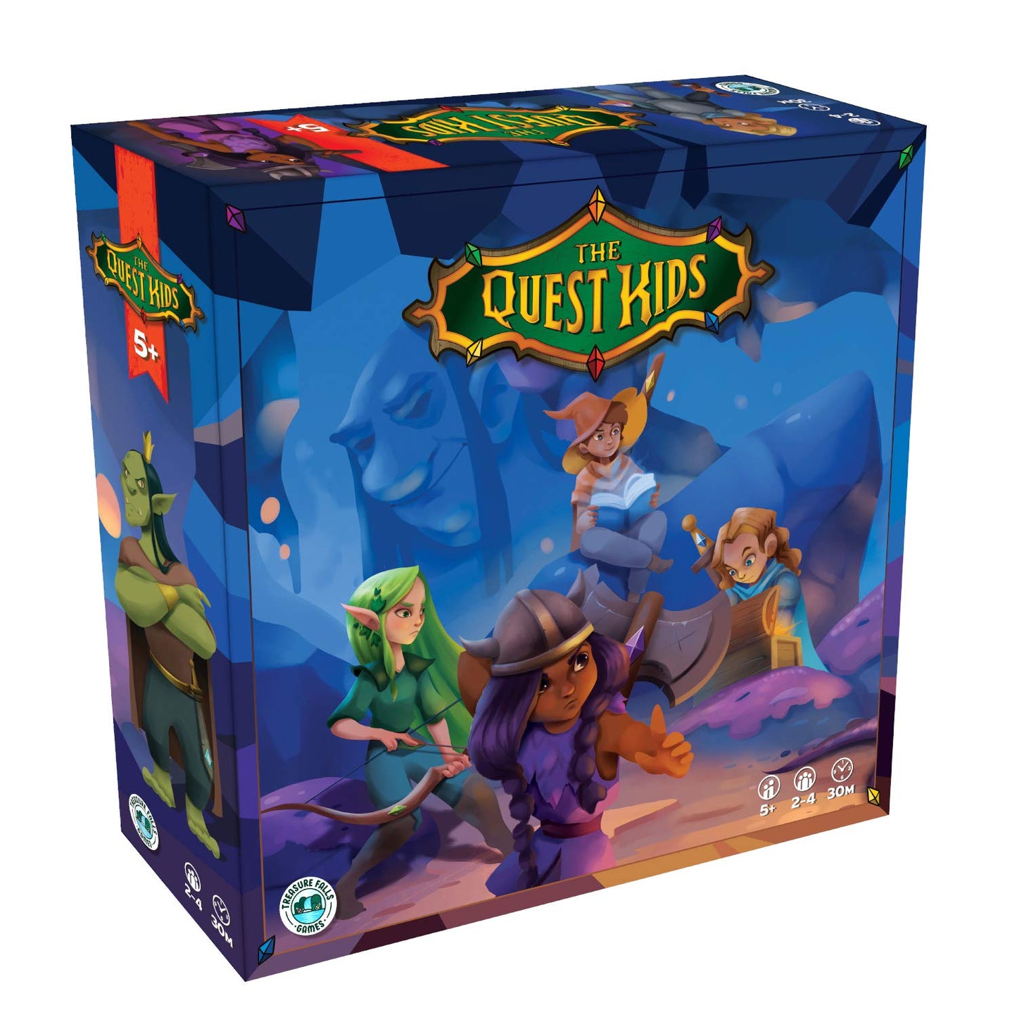 The Quest Kids Fantasy Board Game for Ages 5+, Multicolor Plastic Adventure for Boys and Girls