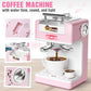 B Bascolor Pretend Play Kitchen Appliances Toy Set with Realistic Coffee Maker Machine, Toaster, Mixer and Blender, Kids Kitchen