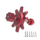 Treehobby Metal 1.9/2.2 Inch Wheel Hub Tire Installation&Removal Tool for 1/10 RC Crawler Car Upgrade Parts (Red)