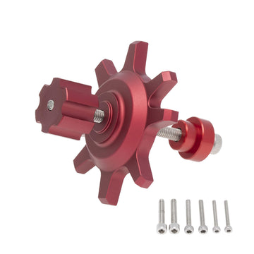 Treehobby Metal 1.9/2.2 Inch Wheel Hub Tire Installation&Removal Tool for 1/10 RC Crawler Car Upgrade Parts (Red)