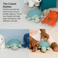 Little Big Friends Tiny Friends | Rattle Toy | Special Stuffed Animal | Easy To Clean | Emilie The Turtle