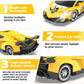 Growsland 2023 Remote Control Car, RC Cars for Kids 1:18 Electric Toy Car Hobby Racing Car Toys with Lights & Controller, Christ