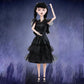 Ttsuimiless 11.5 Inch Dolls With Gift Box, Black Doll With Thing Hand, Black Dress, Black High Heels, Black Hair, Gift For Girls