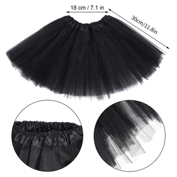 Marrywindix Black Zebra Costume Tutu Set Animal Fancy Dress Costume Kit Halloween Party Dress Up Accessories