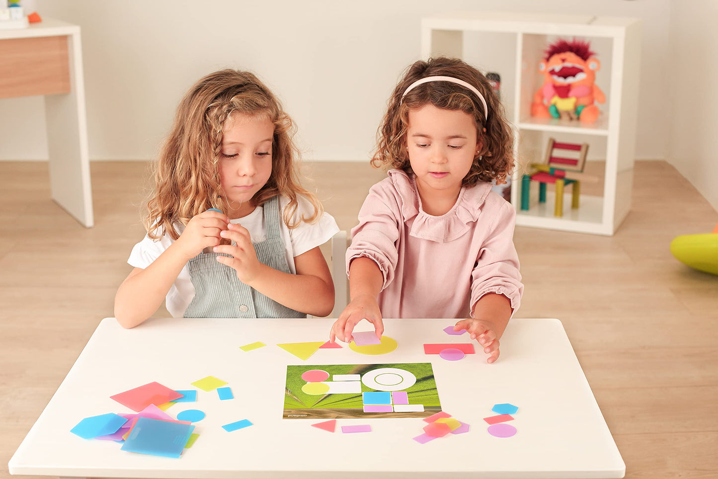 Miniland Translucent Geometry Shapes With 40 Pieces For Children From 3 To 6 Years