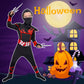Zuffeloria Kids Ninja Costume with 7 Safe Plastic  - Boys Halloween Cosplay Outfit with Ninja decorative replica blade  Kunai  Shuriken & Accessories(M 8-10 years)