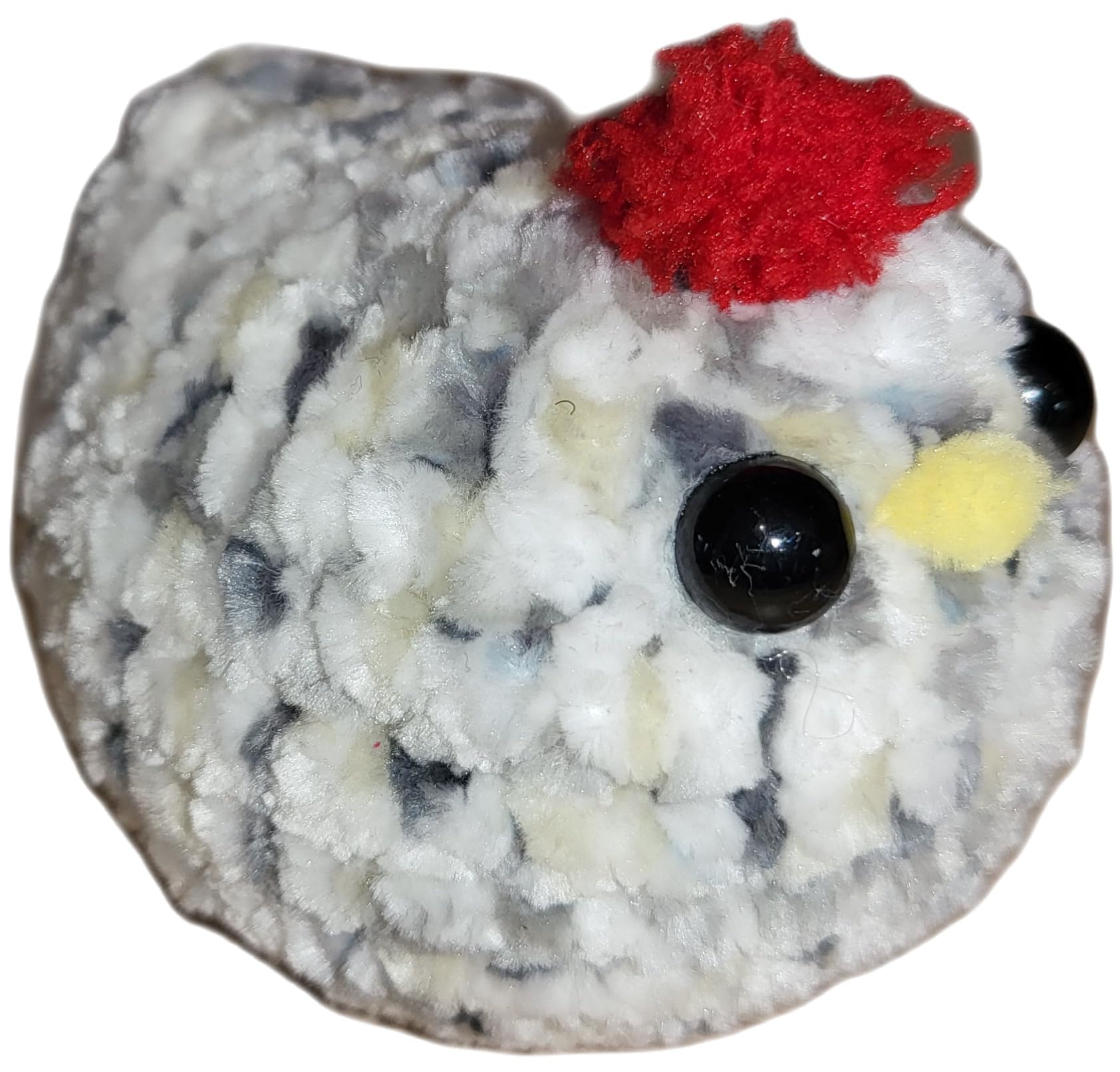 Cute Chicken Plushie | Stuffed Animal | Cute Amigurumi Kawaii | Handmade | Crochet (Mini, Neutrals)
