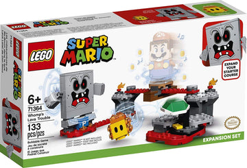 Lego Super Mario Whomp’S Lava Trouble Expansion Set 71364 Building Kit; Toy For Kids To Enhance Their Super Mario Adventures With Mario Starter Course (71360) (133 Pieces)