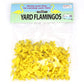 Gut Bustin' Games Yellow Yard Flamingo Miniatures, Set Of 100