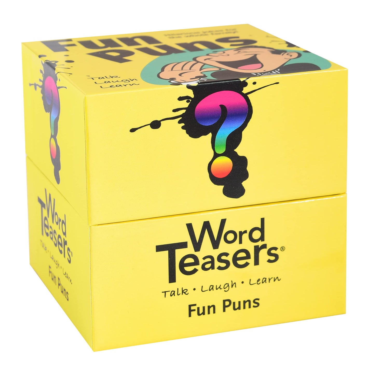 ? Word Teasers Fun Puns - Fun & Funny Joke Cards For Kids & Adults - A Pun Card Game Full Of Cheesy Jokes - Word Riddle Pun Game - 150 Joke Cards For Adults & Kids