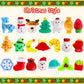 Christmas Goodie Bag Stuffers, 42 Pcs Christmas Squishies Toys For Kids Squishies Bulk Toy Mochi Fidget Stress Relief Toy For Stocking Stuffers Christmas Party Favors Xmas Gifts