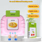 XTACO 510 Words French Flash Cards for Kids, Bilingual Toddler Learning Toys, Autism Sensory Toys, Small, Pink, Age 2-4
