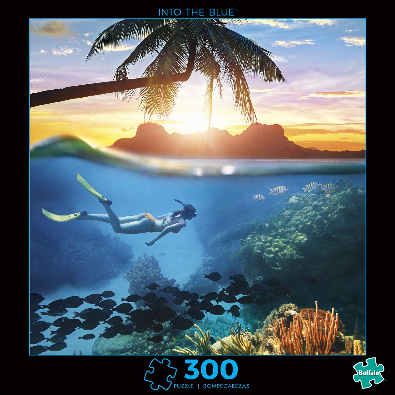 Buffalo Games - Into The Blue - 300 Large Piece Jigsaw Puzzle