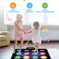 Gleamkid Dance Game Mat For Kids, Led Light-Up 12-Button Dance Pad With Adjustable Volume, Built-In Music, 1-Player & 2-Player M