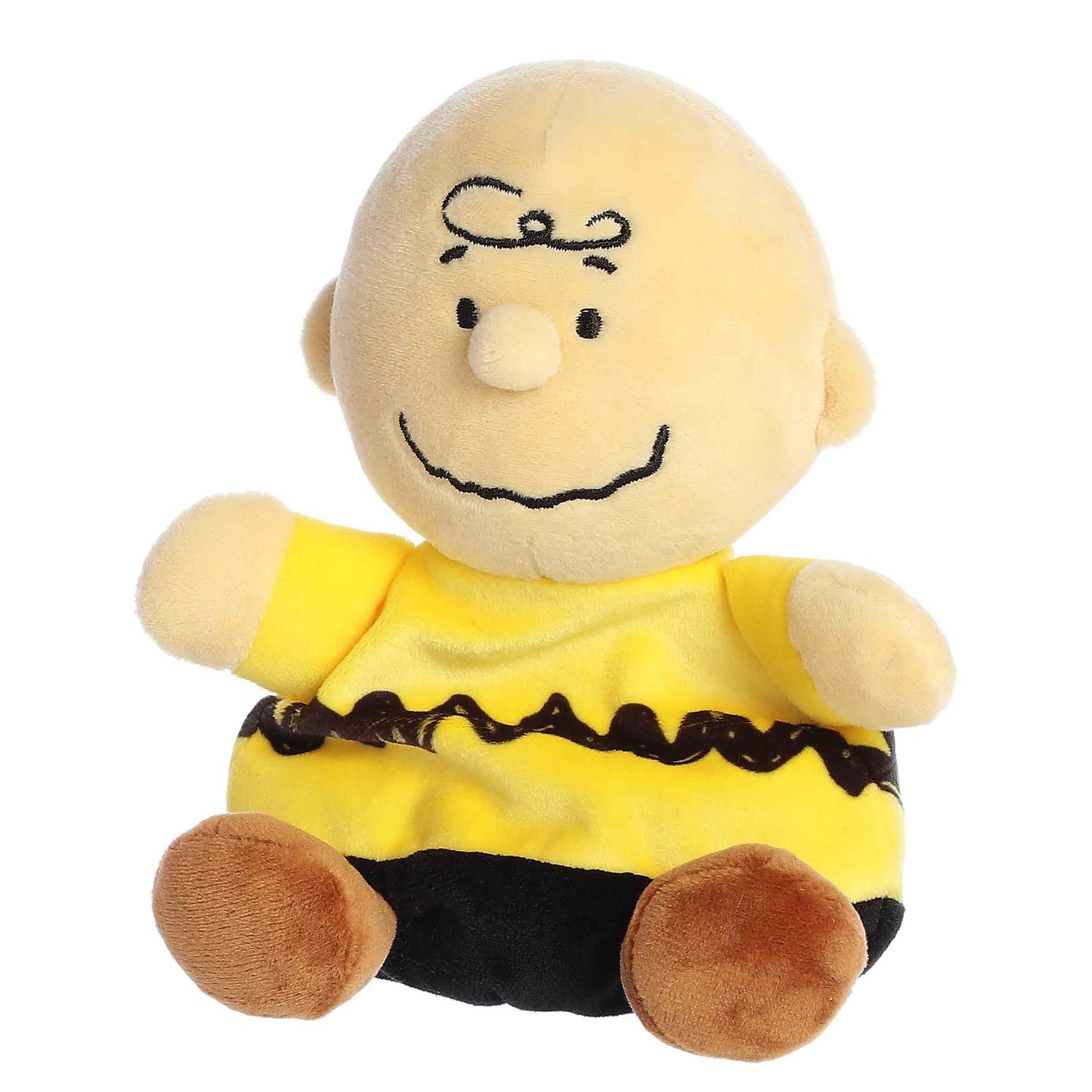 Aurora Timeless Peanuts Palm Pals Charlie Brown Stuffed Animal - Classic Characters - Lasting Memories - Multicolor 5 Inches