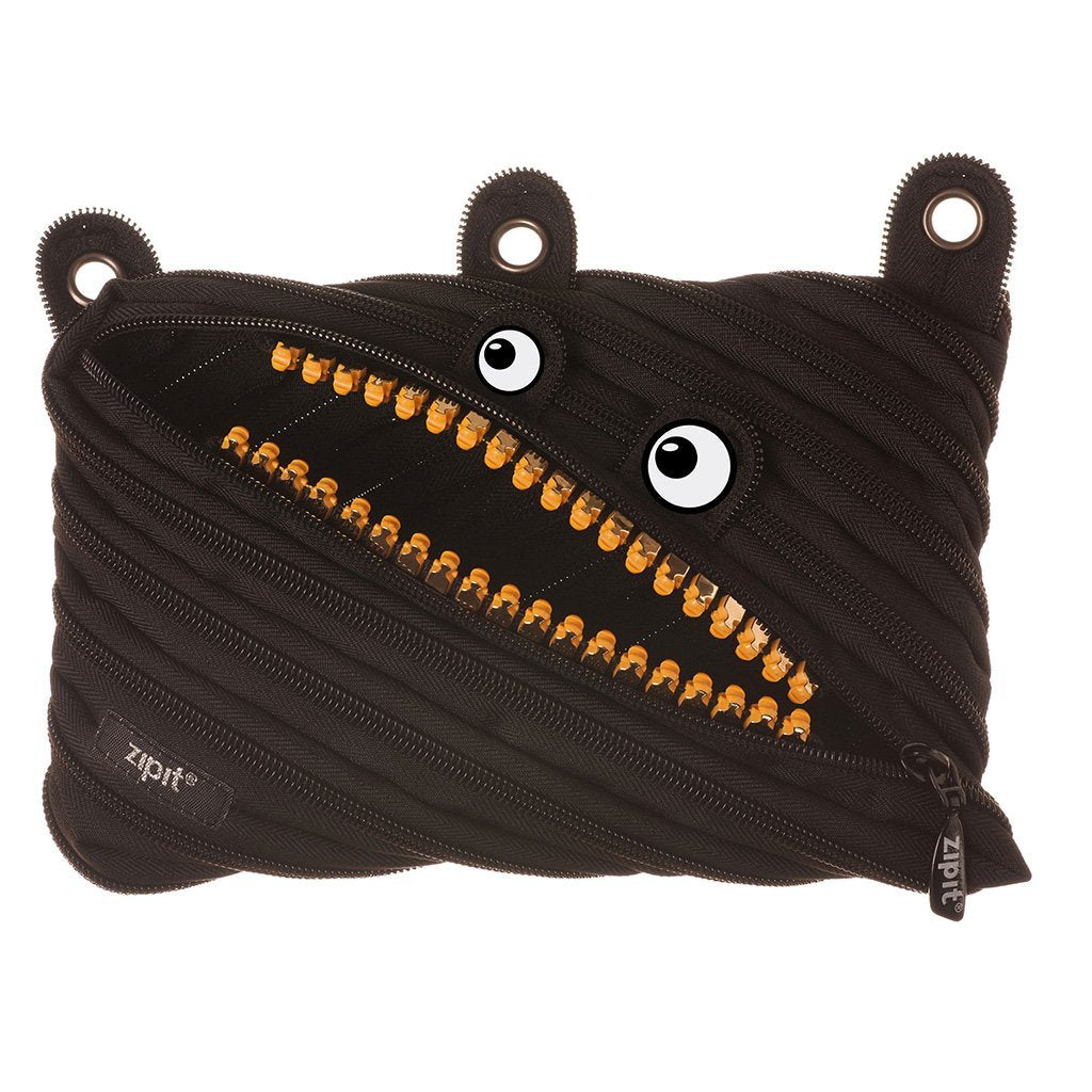 ZIPIT Grillz 3Ring Pencil Case, Black