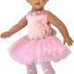 Prima Ballerina - 3 Piece Ballerina Outfit Fits 18 Inch Doll - Pink Leotard With Tutu, White Tights And Ballet Shoes (Doll Not Included)