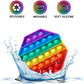 36Pcs 5In Random Pop Bubble Fidget Sensory Toys, Pop Toy Bulk For Party Favor, Classroom Student Prizes Easter Basket Goodie Bag