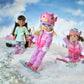 American Girl Welliewishers 14.5-Inch Doll Frosty Fun Snowboard Playset With Owl-Face Helmet And Goggles, For Ages 4+