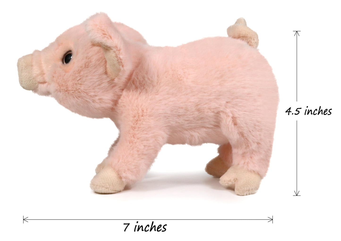Ice King Bear Little Piggy Stuffed Animal Piglet Plush Toy Small Pig 7 Inches