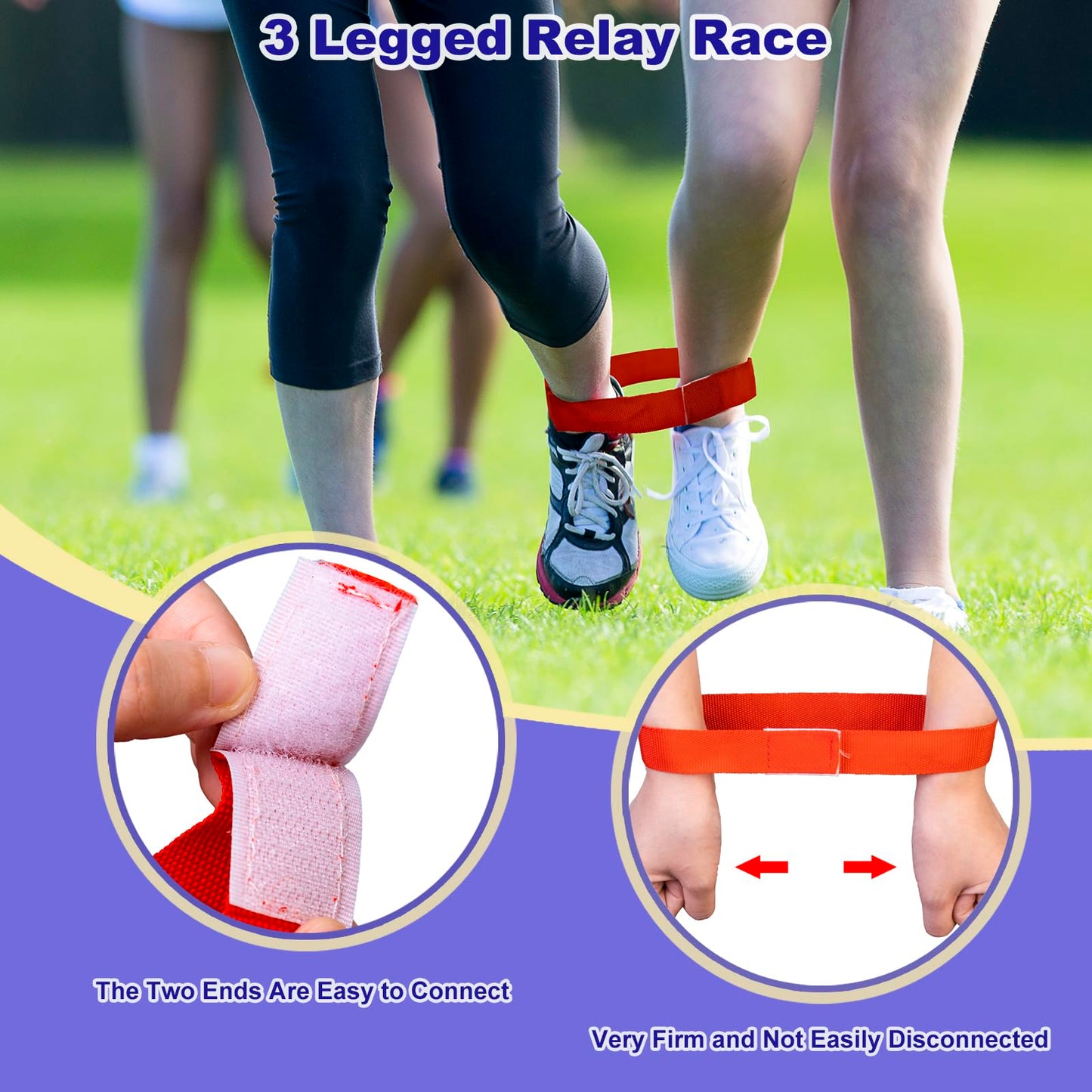 Potato Sack Race Bags - Sack Race Bags For Adults And Kids, Bean Bag Toss Game, 3 Legged Relay Race, Egg Spoon Game, Carnival Ou