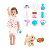 Monealpis Interactive Walking Dog Toy - Toddler Walking Plush Dog Toys For Kids, Toys For Girls 2 Years Old - Electronic Golden